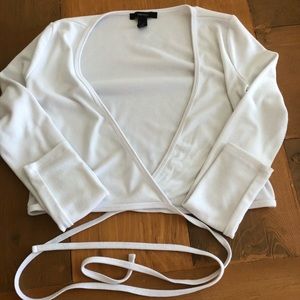 SOLD— Long sleeve wrap shirt